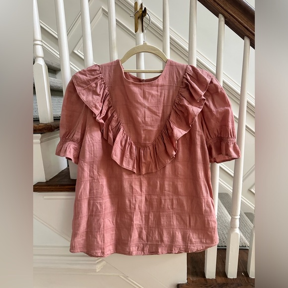 Dusty pink blouse Laurella, M/L - Picture 1 of 5